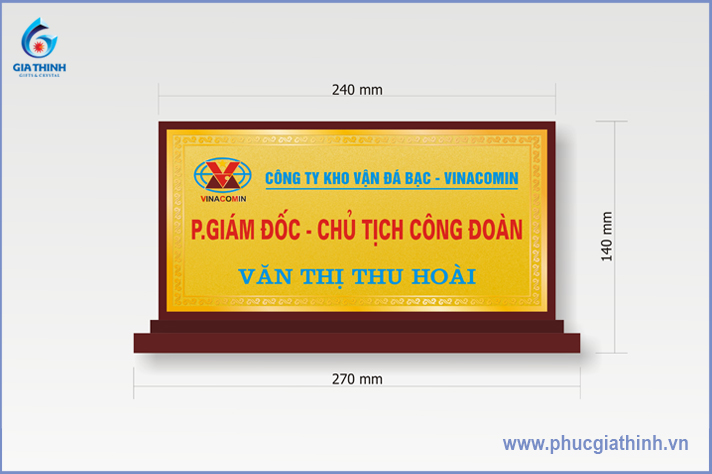 Biển chức danh BCD 6