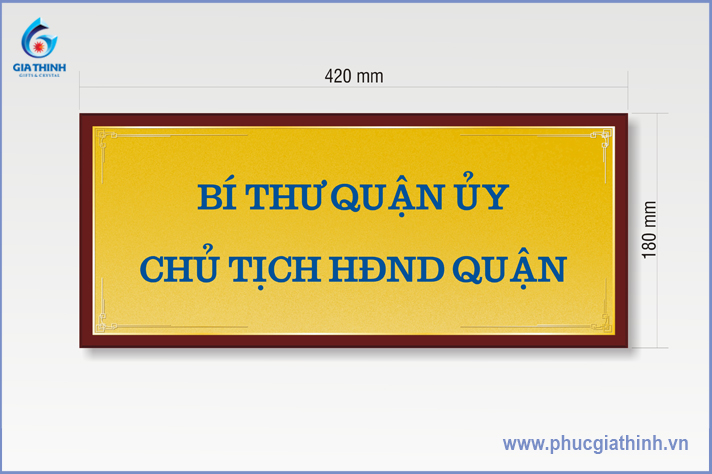 Biển chức danh BCD 8